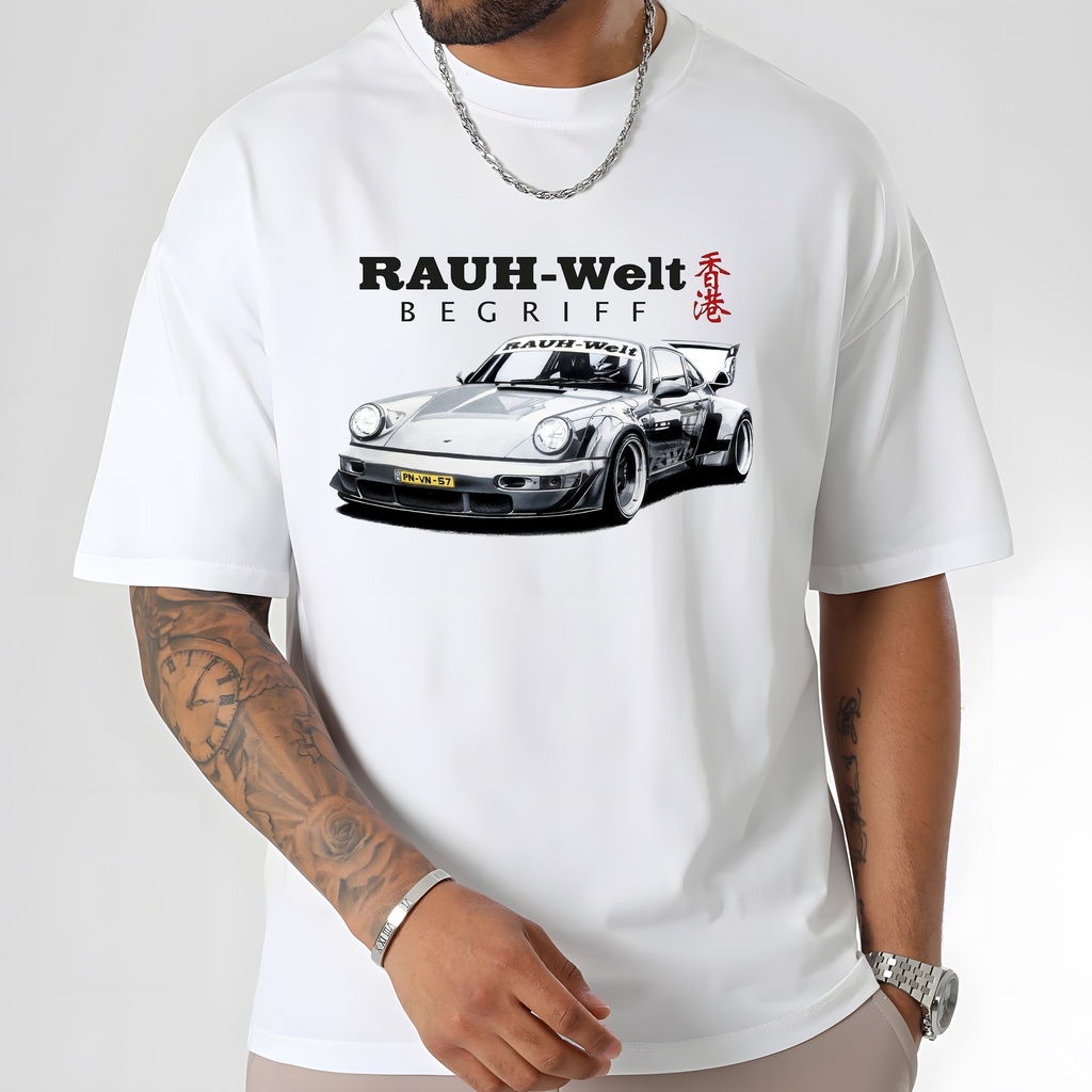 T-shirt RWB Rauh-Welt Gris taille M